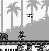 une photo d'Ã©cran de Jurassic Park Part 2 - The Chaos Continues sur Nintendo Game Boy